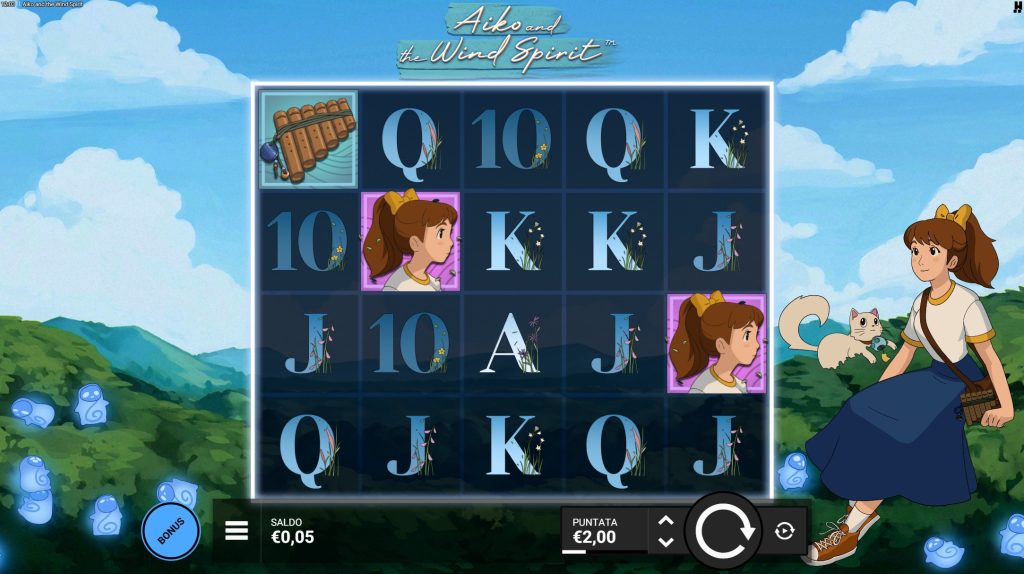 Banner della slot Aiko and the Wind Spirit