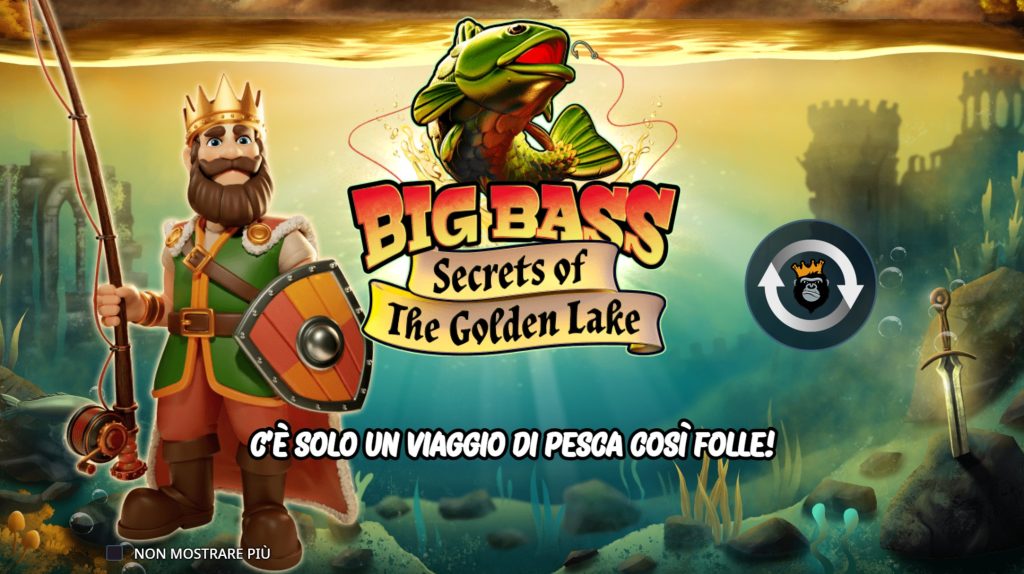 Schermata di gioco Big Bass Secrets Golden Lake