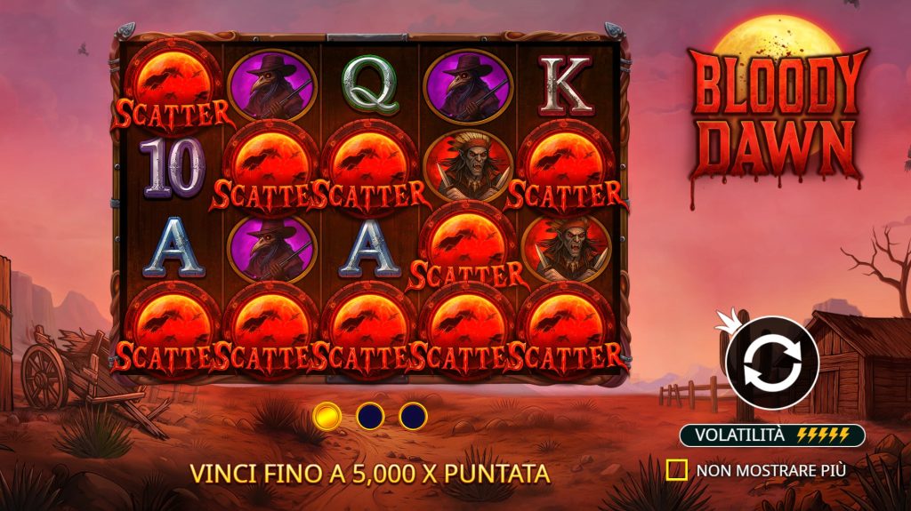 Schermata di gioco Bloody Dawn