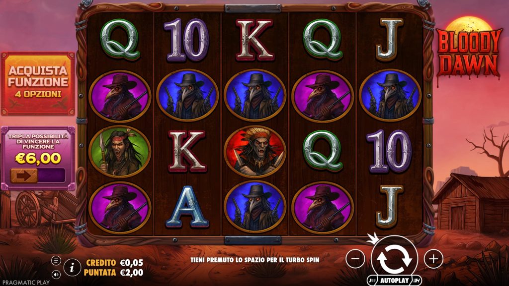 Banner della slot Bloody Dawn