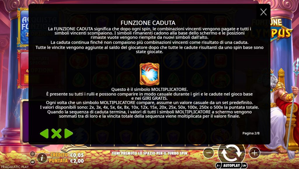 Banner della slot Fortune of Olympus