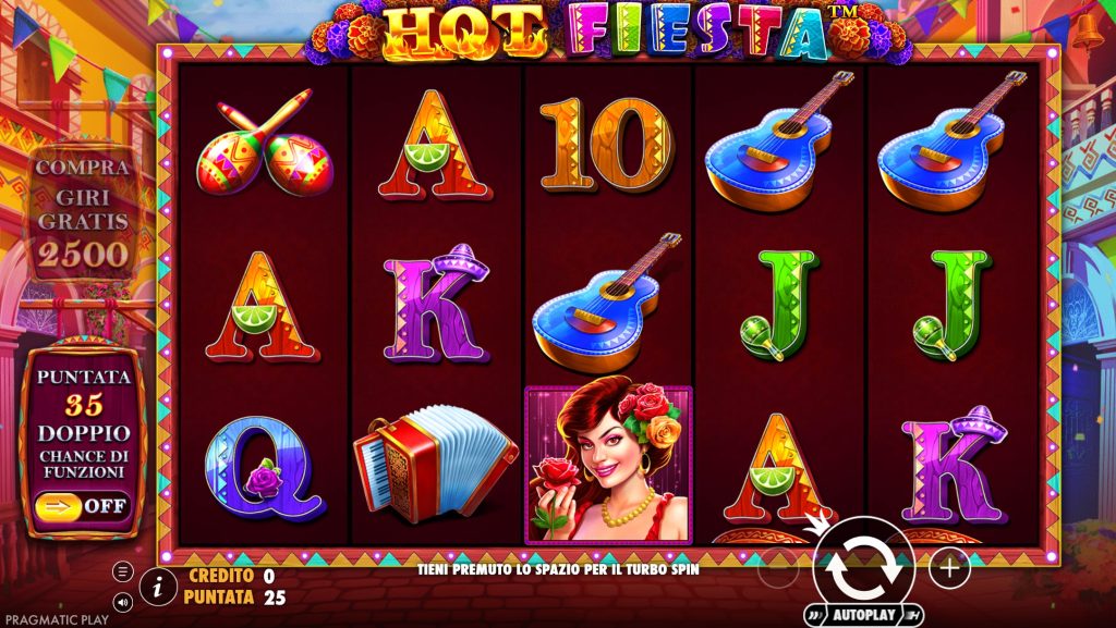 Banner della slot Hot Fiesta