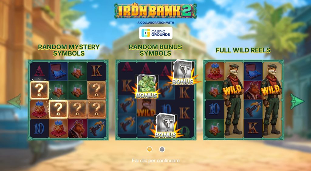 Schermata di gioco Iron Bank 2