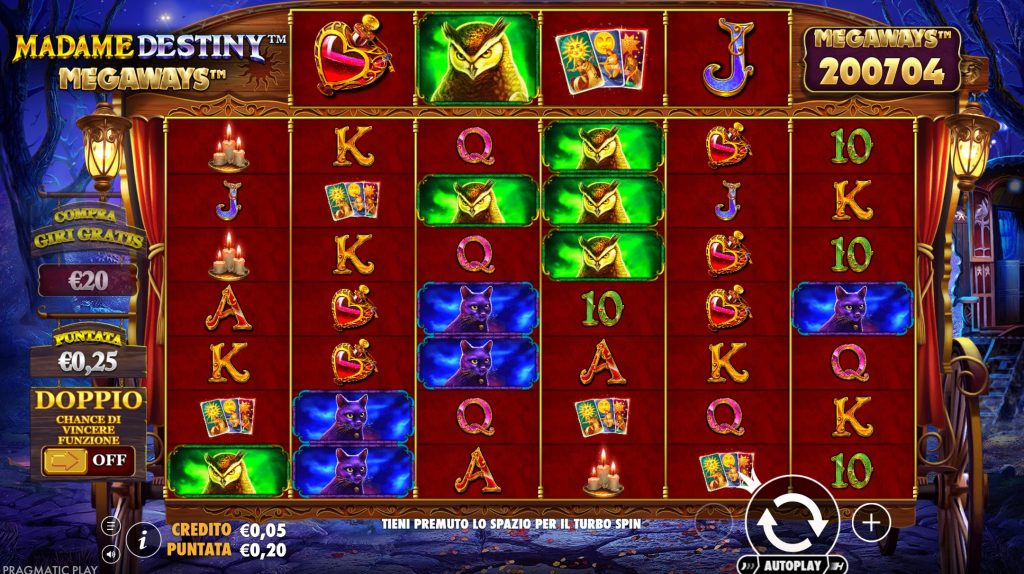 Banner della slot - Madame Destiny Megaways