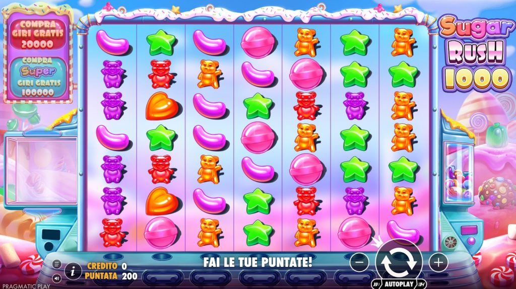 Banner della slot Sugar Rush 1000