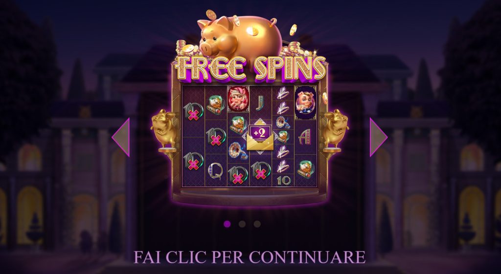 Banner della slot The Great Pigsby Megaways