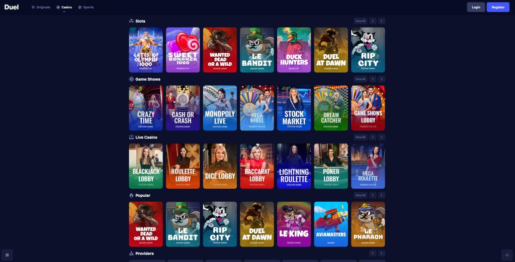 Assortimento di slot machine