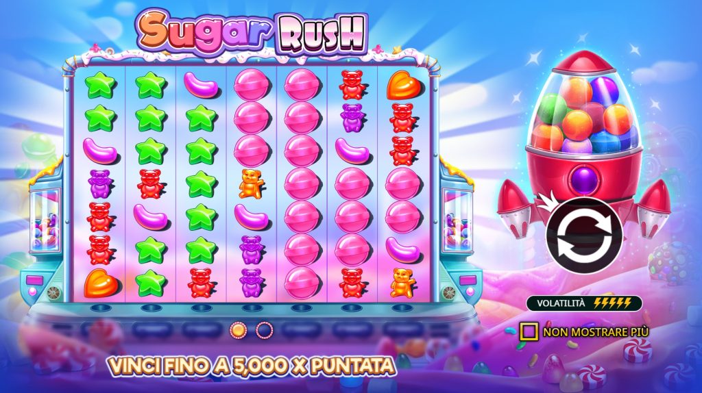 Banner della slot sugar rush