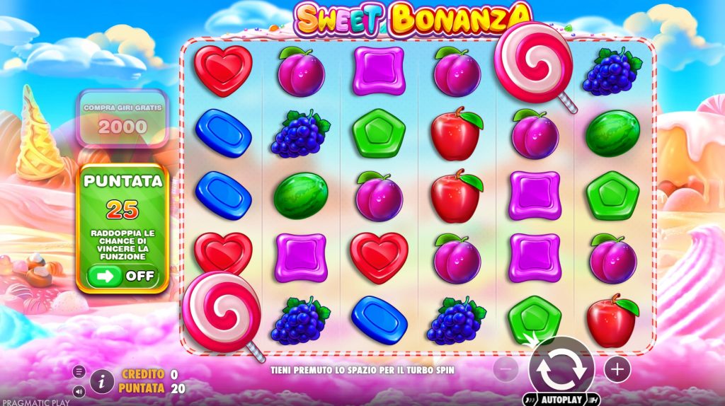 Banner della slot sweet bonanza