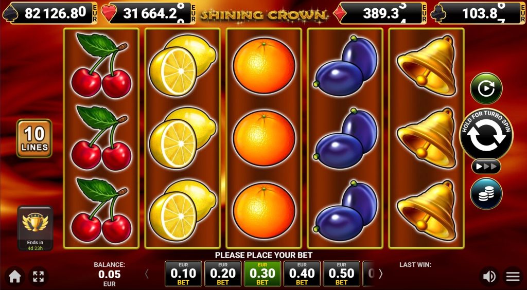 Banner della slot Shining Crown