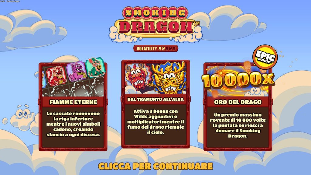 Banner della slot - Smoking Dragon