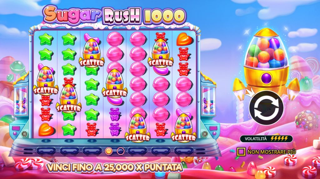 Banner della slot Sugar Rush 1000