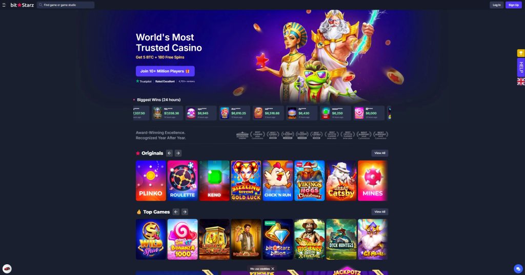 Banner della casino bitstarz