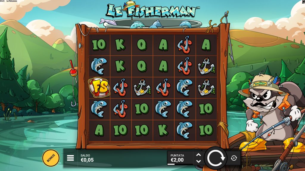 Schermata di gioco Le Fisherman slots