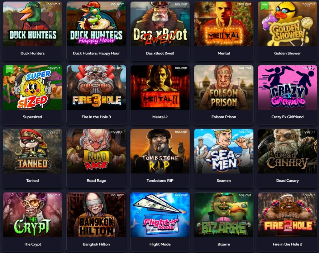 Banner della Nolimit City slots