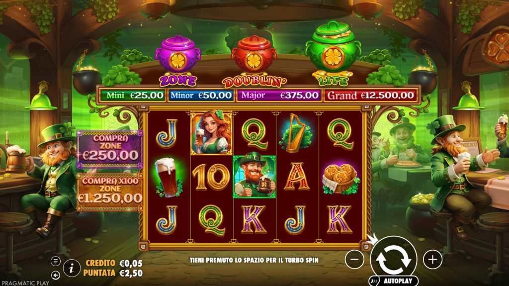 Banner della slot Lucky’s Wild Pub 2