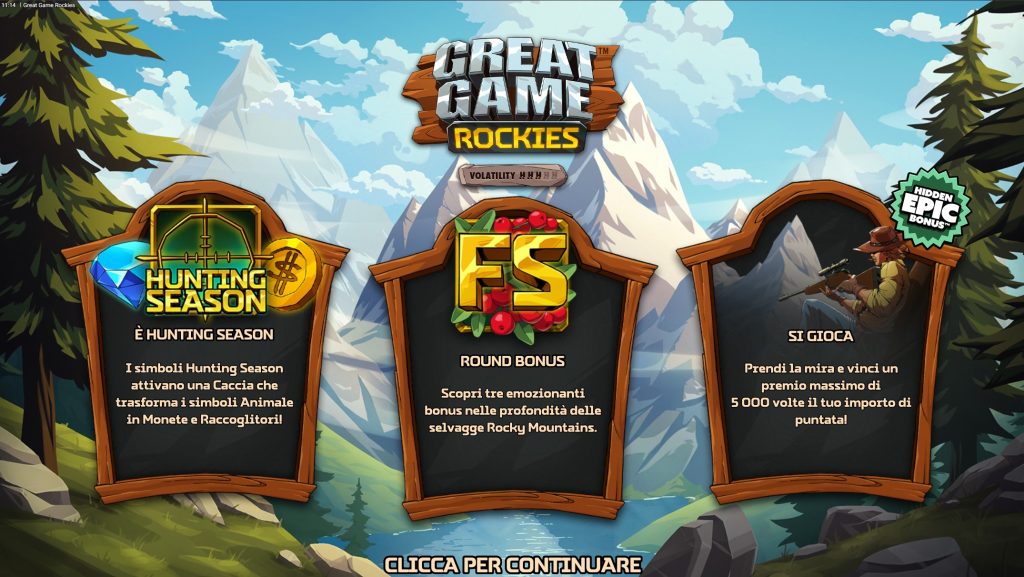 Great game rockies slot game