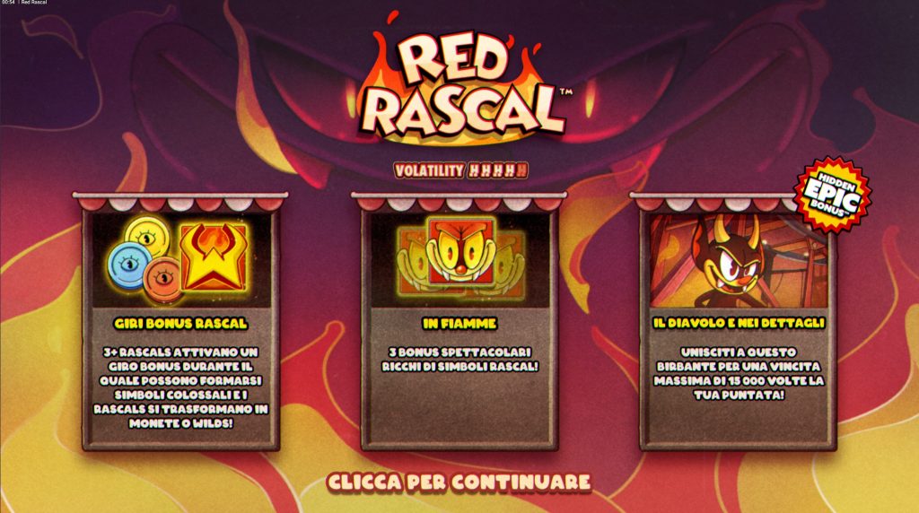 Red Rascal slot game